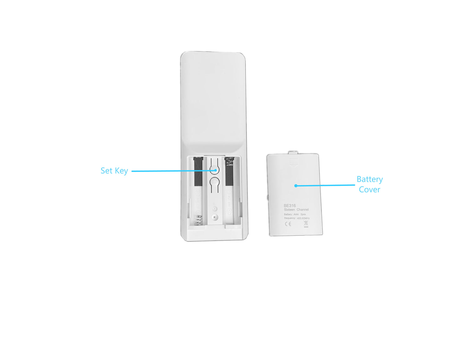 16 Channels RF Remote for DIY Smart Curtain Tracks