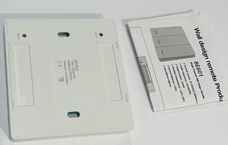 RF Wireless Switch for DIY Smart Curtain Tracks Triple-Channel Controller