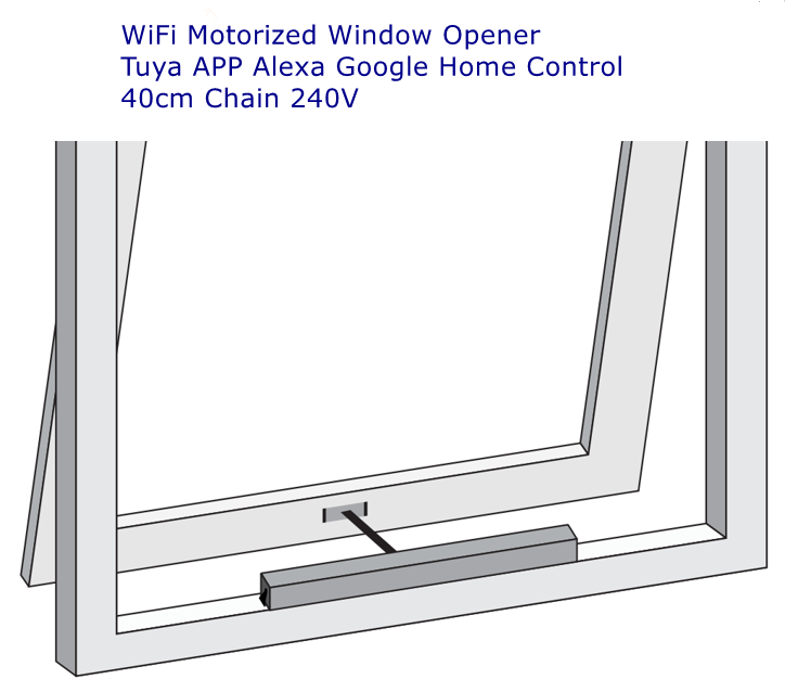 100-240V Smart Electric Window Opener & Remote – Smart Curtain Rail Online