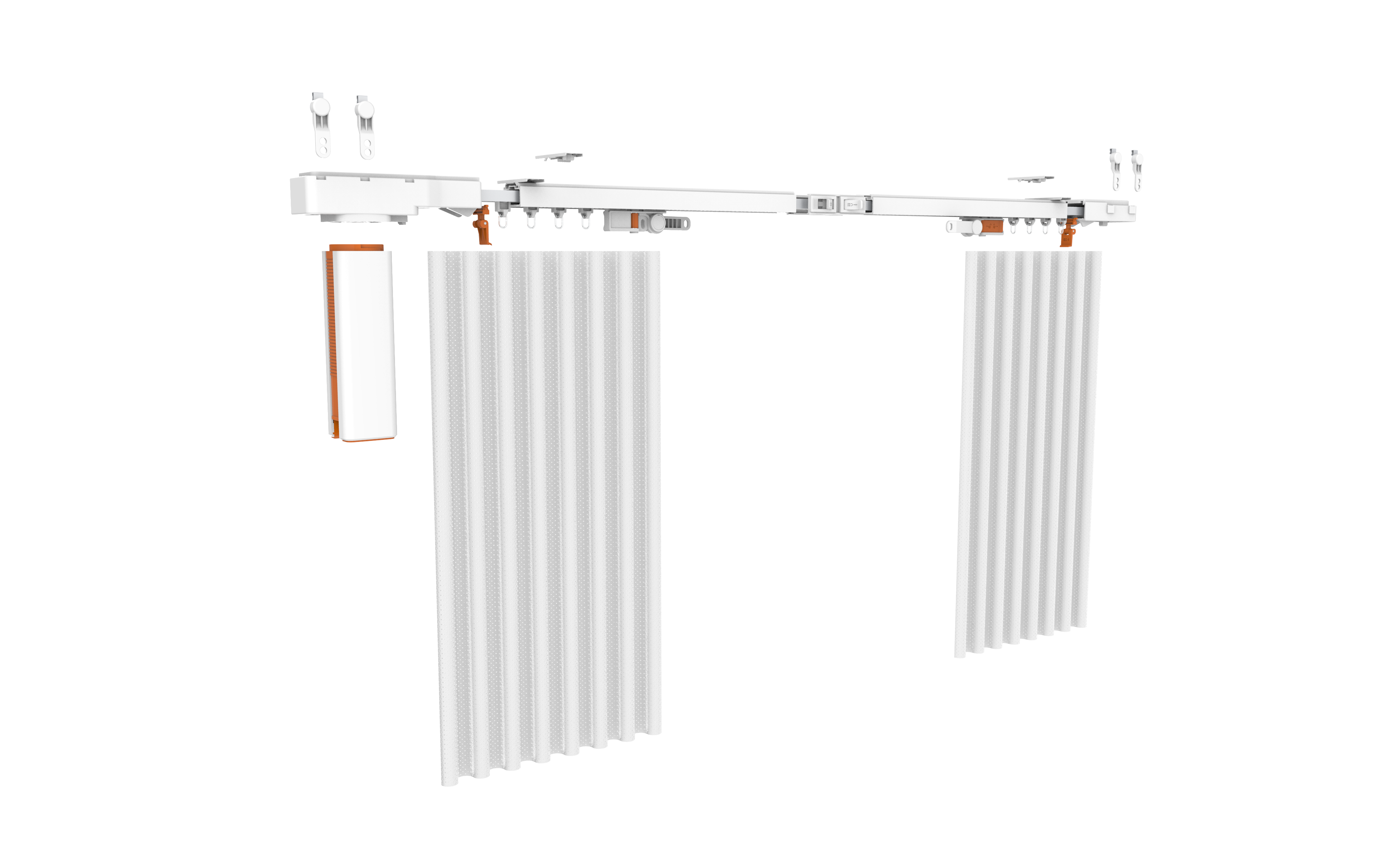3-Meter Extendable Smart Electric Curtain Tracks – Smart Curtain Rail ...