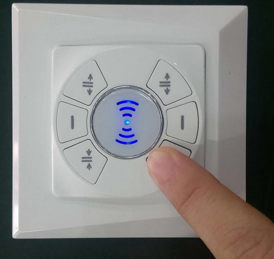 RF Wireless Switch for DIY Smart Curtain Tracks Dual-channel Controller